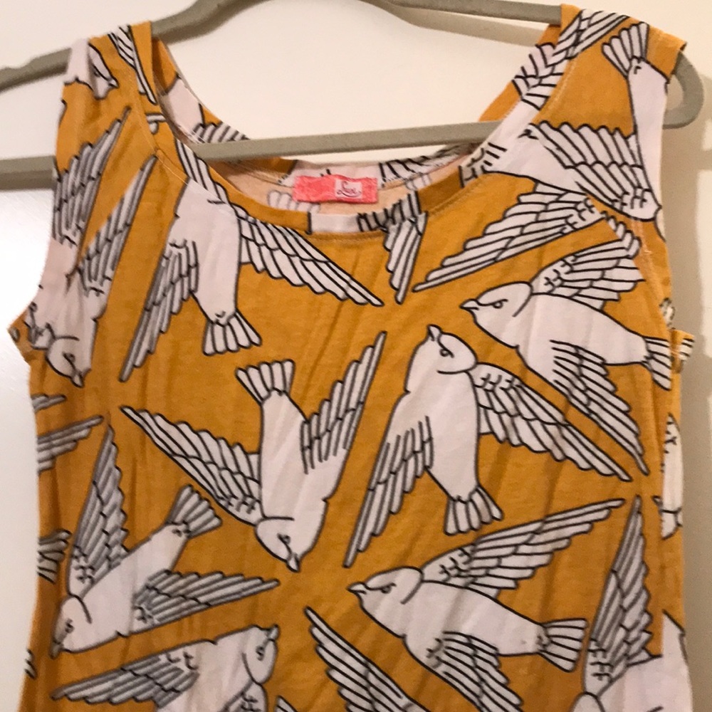 Lux tunic T-shirt swallows